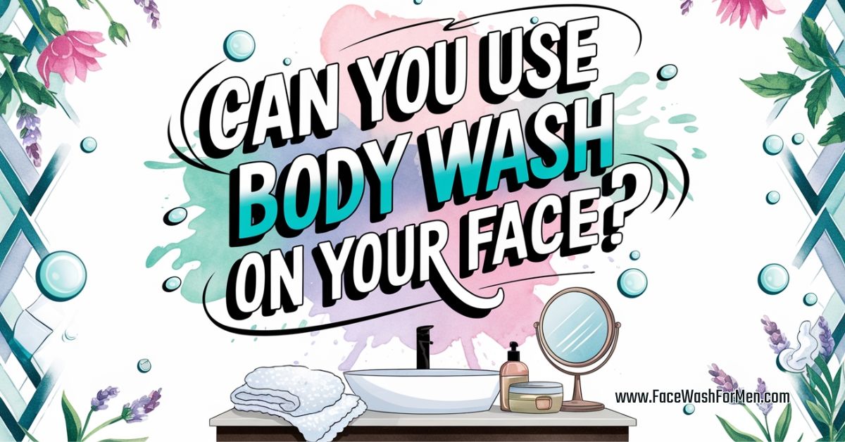 Can You Use Body Wash on Your Face?