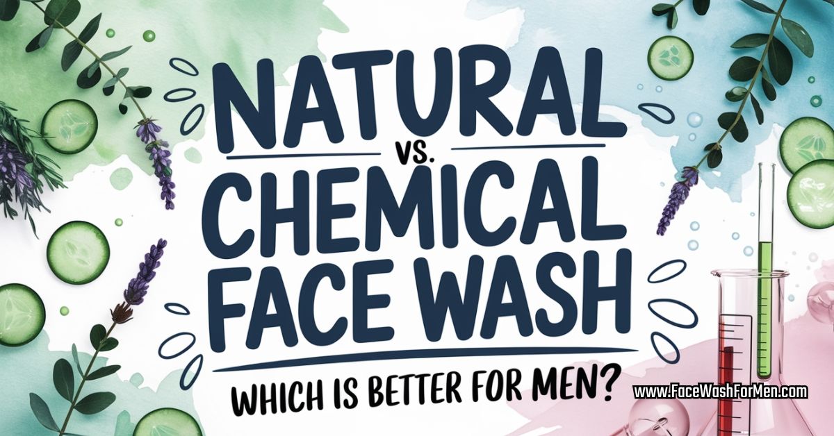 Natural vs. Chemical Face Wash: Which Is Better for Men?