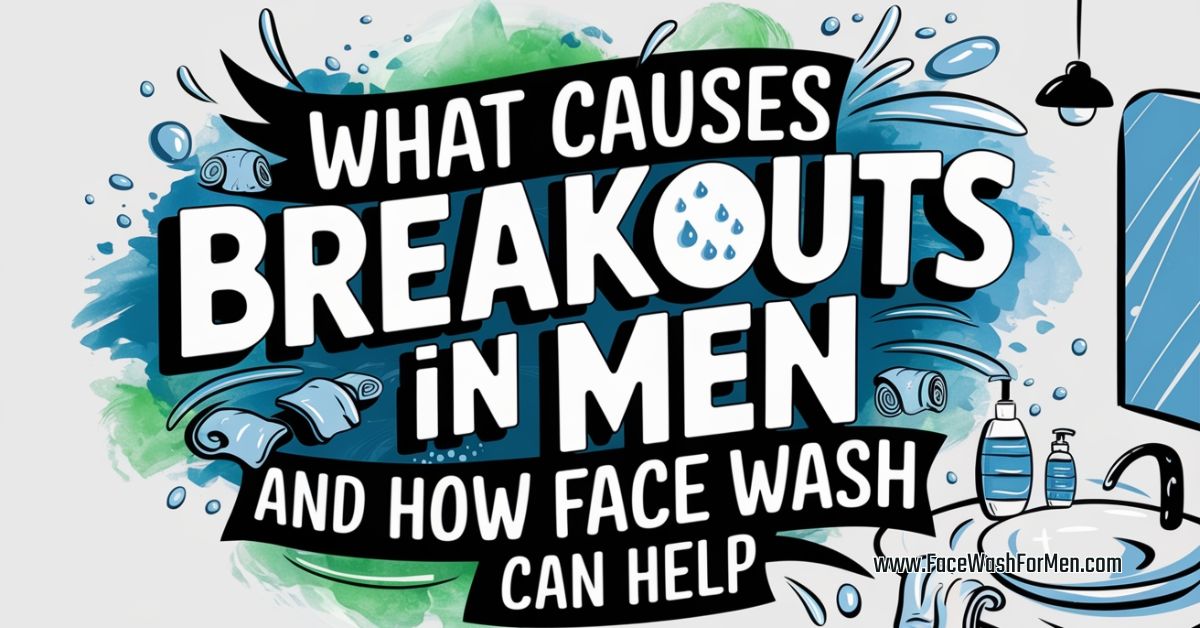 What Causes Breakouts in Men (And How Face Wash Can Help)