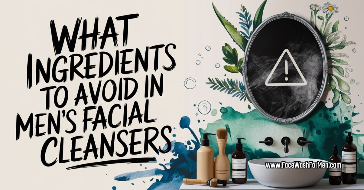 What Ingredients to Avoid in Mens Facial Cleansers