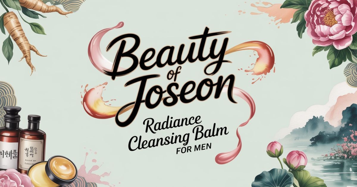 Radiance Cleansing Balm for Men – Korean Skincare for Sensitive, Acne-Prone Skin