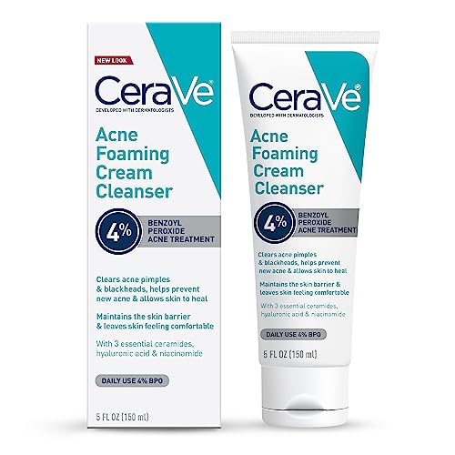 CeraVe Acne Foaming Cream Cleanser: My Go-To for Clear Skin!