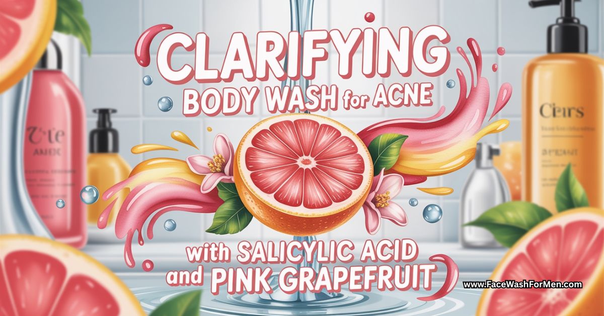 Clarifying Body Wash for Acne with Salicylic Acid and Pink Grapefruit
