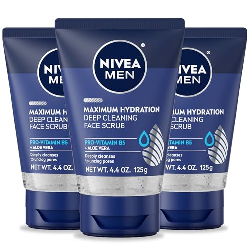 Unlock Radiant Skin with NIVEA MEN Maximum Hydration Face Scrub!